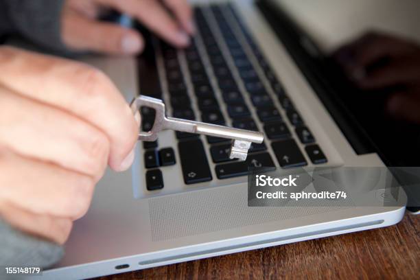 Penal De Ordenador Foto de stock y más banco de imágenes de Datos - Datos, Medidas de seguridad, Oficio de seguridad