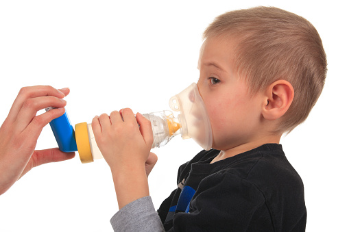 Asthma Holding Boy