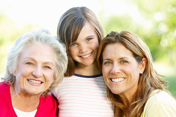 istock Multi-generation family outdoors 155148723