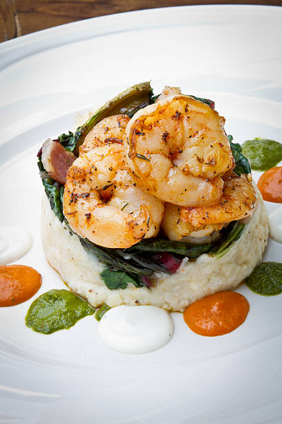 istock Cajun Jumbo Shrimp and Grits 155149101