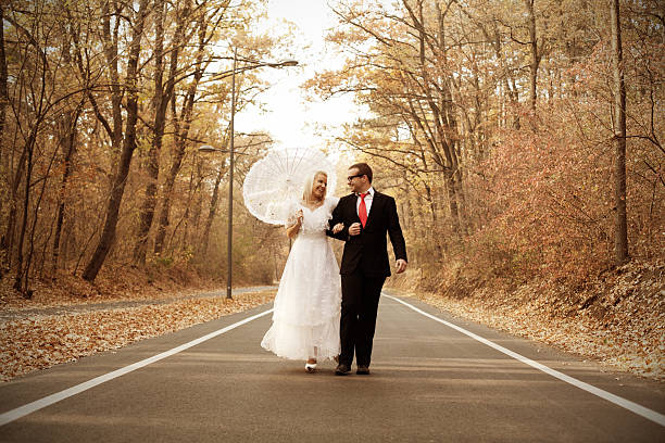 istock Happy Newlyweds. Just married series 155149128