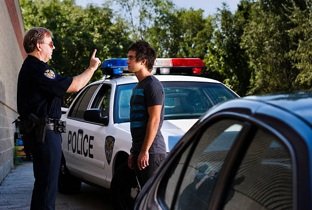 DUI Investigation stock photo