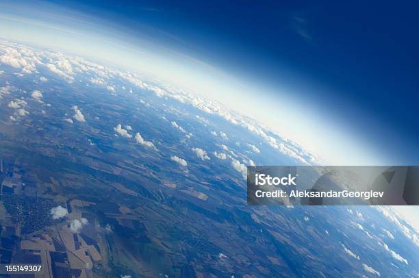 View Of Planet Earth Stock Photo - Download Image Now - Planet Earth, Satellite View, Stratosphere