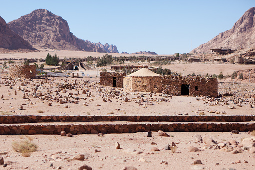 Bedouin settlement in Nabq National park,Sinai Peninsula,Egypt.