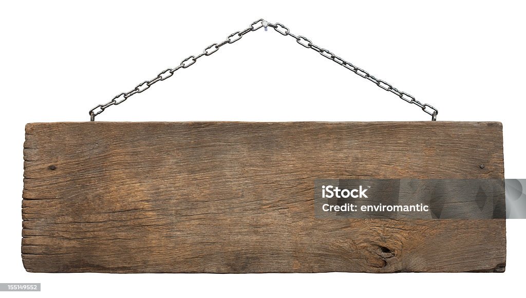 Old piezas de madera antigua signboard. - Foto de stock de Madera a la deriva libre de derechos