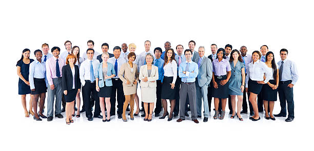 istock Large Group of diverse business people 155150037