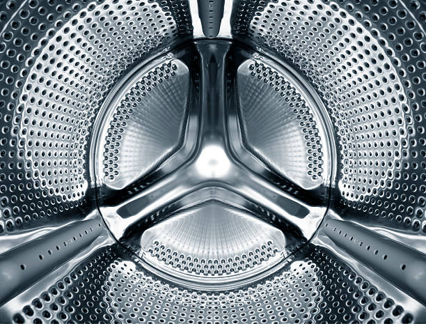 istock Inside the steel drum of a washing machine 155150096