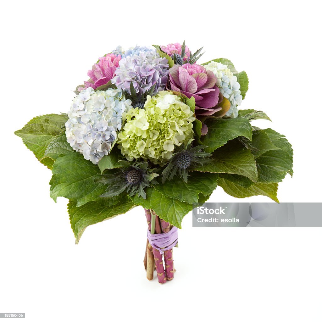 Rustico bouquet - Foto stock royalty-free di Ortensia