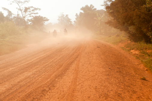 Just one image from Africa Road under dust condition