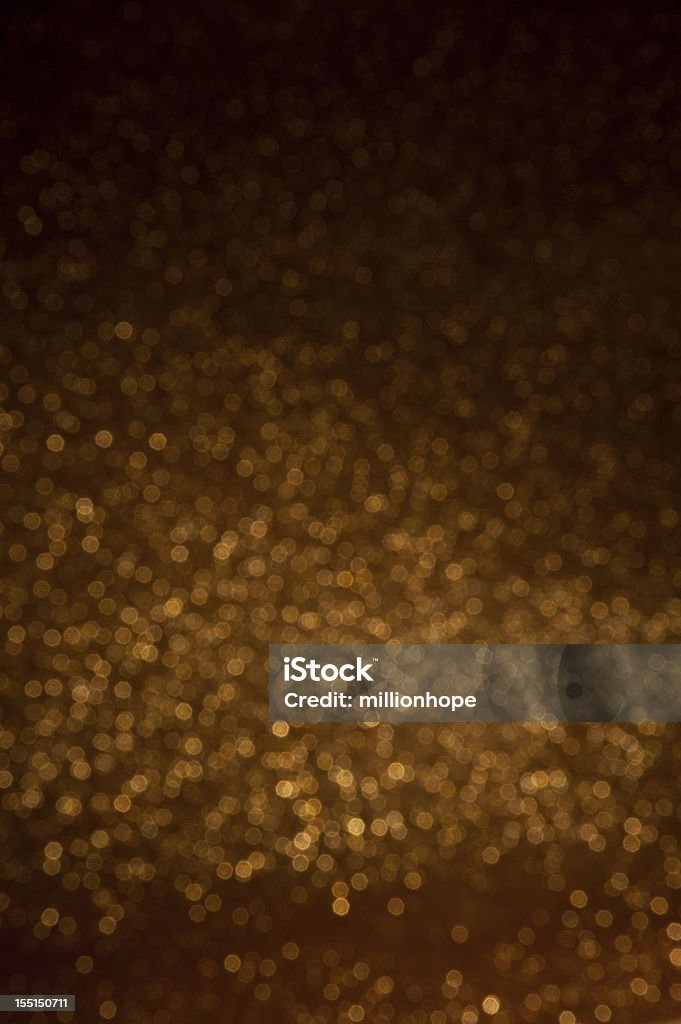 Escuro luzes de ouro - Foto de stock de Natal royalty-free
