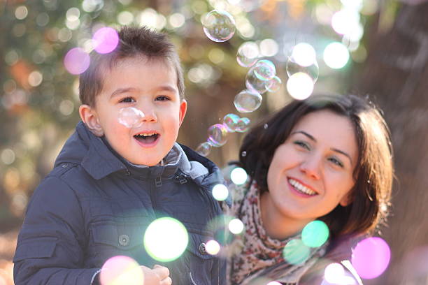 istock Family playing at park 155151007