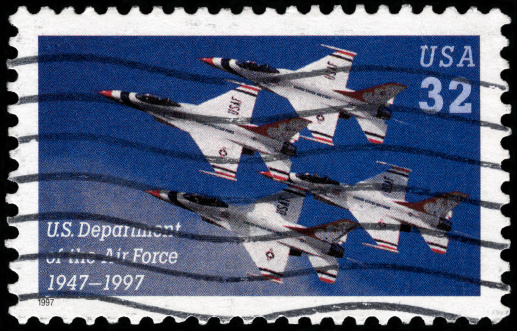 Cancelled Stamp From The United States: U.S. Air Force.