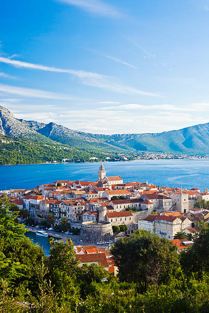đảo korcula, croatia - croatia hình ảnh sẵn có, bức ảnh & hình ảnh trả phí bản quyền một lần