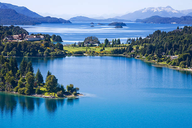 san carlos de bariloche - bariloche foto e immagini stock