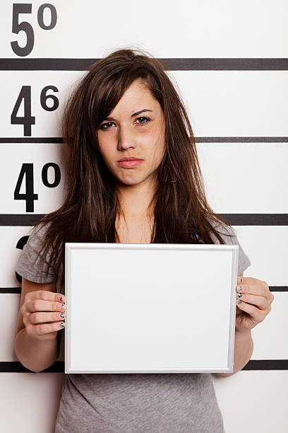 istock Mugshot of a Woman 155152280