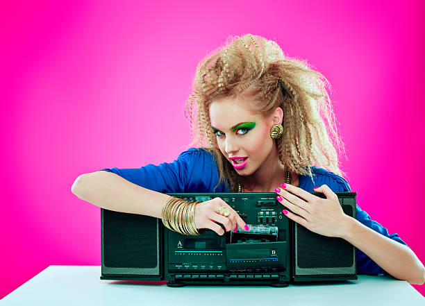 istock Disco Girl with Boombox 155152332