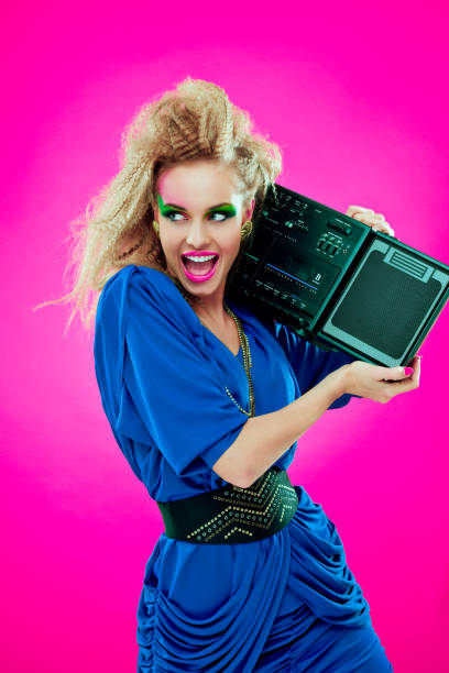 istock Disco Girl with Boombox 155152335