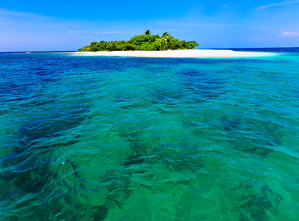 istock Lonely tropical island in the Caribbean 155152360