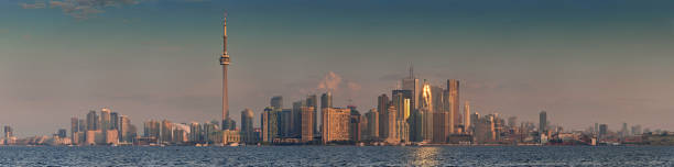 istock Toronto sunrise on downtown skyscrapers CN Tower Canada 155152533