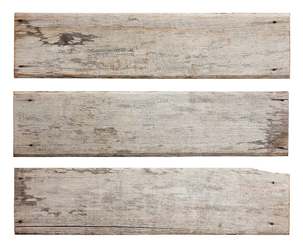 três quadros de madeira antigo, resistiu. - driftwood wood textured isolated imagens e fotografias de stock