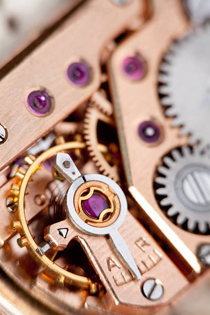 istock Interior of an antique wrist watch 155152711