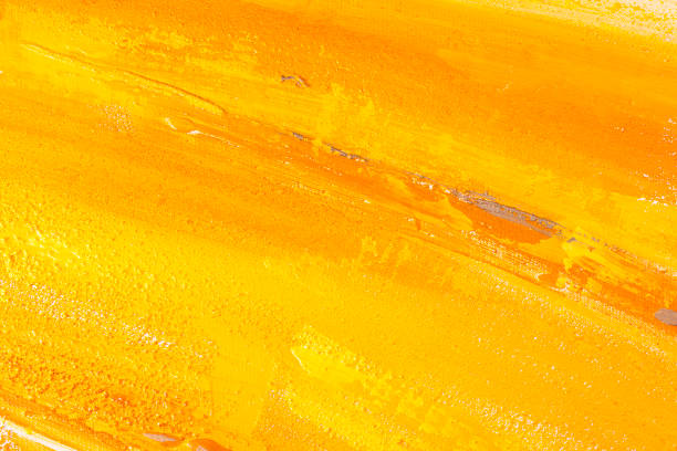 żółta farba. - macro backgrounds abstract dirty stock illustrations