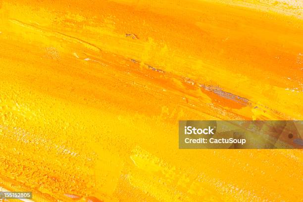 Yellow Paint Stock Illustration - Download Image Now - Backgrounds, Orange Color, Yellow