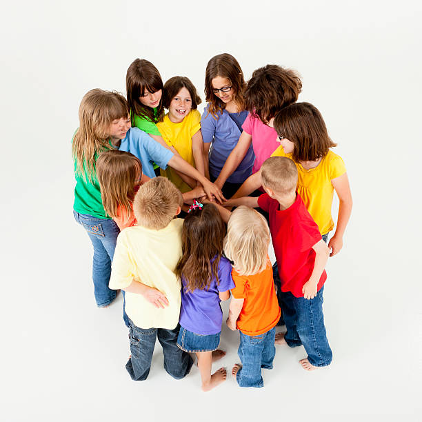 istock Happy Group of Children 155152835