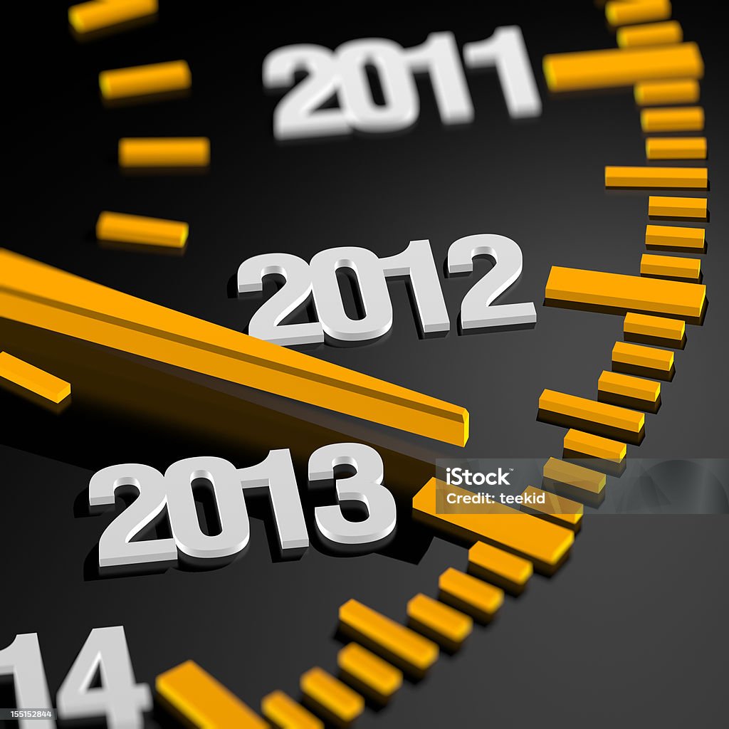 Año nuevo 2013 - Foto de stock de 2012 libre de derechos
