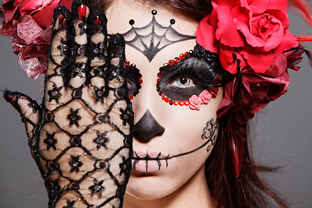 5,400+ Day Of The Dead Face Stock Photos, Pictures & Royalty-Free ...