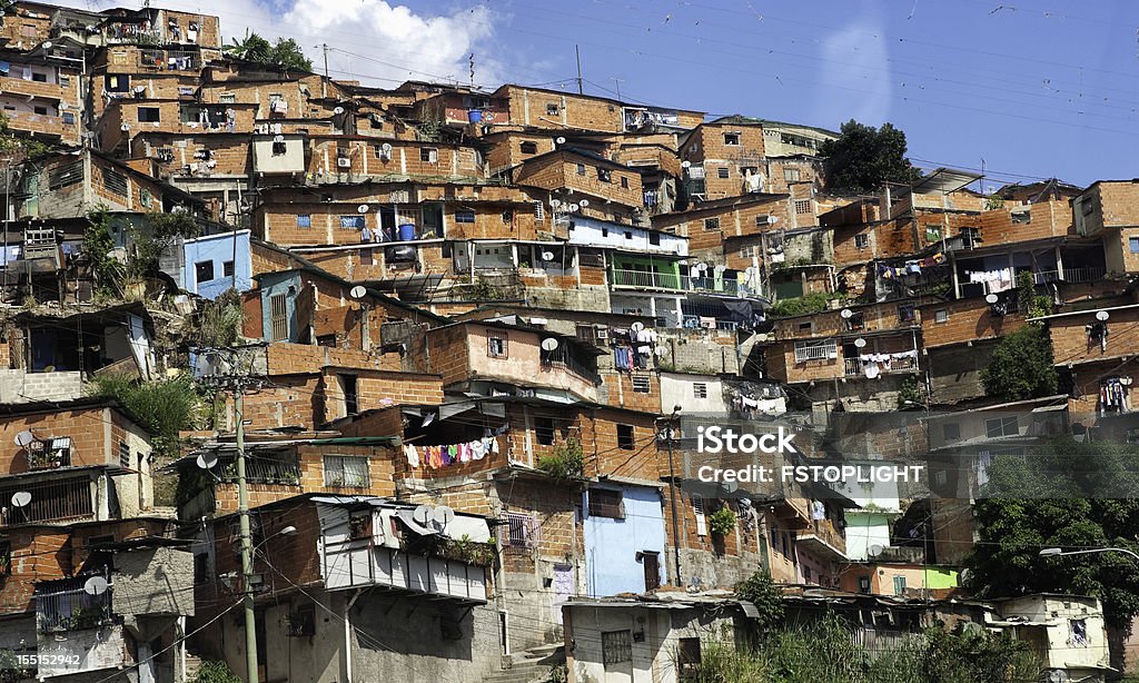 Favela of Caracas city Caracas Stock Photo