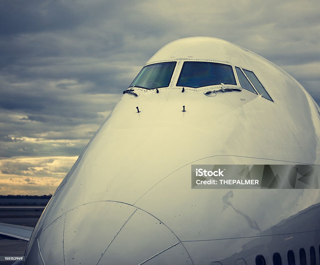 jumbo 747 at the gates  Air Vehicle Stock Photo