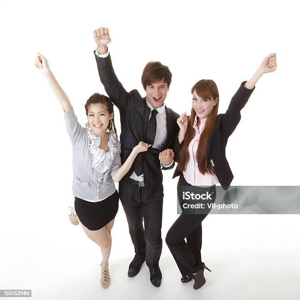 Cheerful Business Team Stock Photo - Download Image Now - Asia, Office, Recruitment