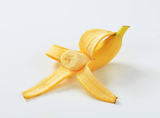 istock Half of peeled banana 155153340