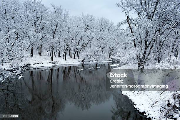 Foto de Paisagem De Inverno e mais fotos de stock de Inverno - Inverno, Rio Mississipi, Wisconsin