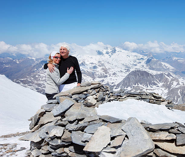 istock Mountaineer on the top 155153458