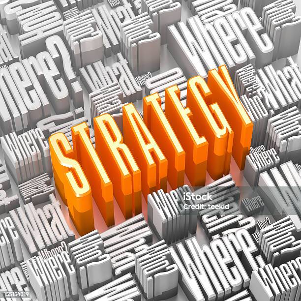 La Strategia - Fotografie stock e altre immagini di Strategia - Strategia, Illustrazione, Questionario