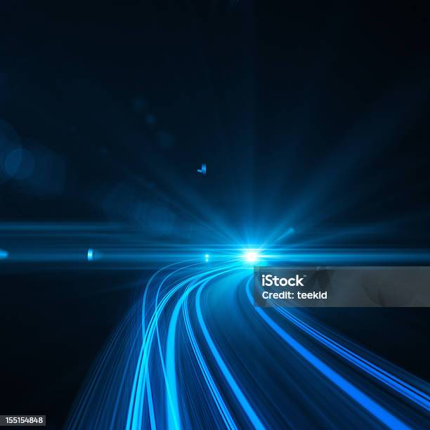 Night Transportation Stock Photo - Download Image Now - Speed, Technology, Lighting Equipment