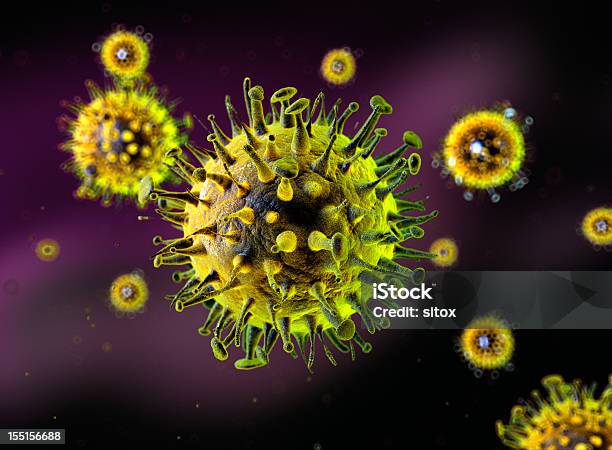 인플루엔자유사 바이러스 독감바이러스에 대한 스톡 사진 및 기타 이미지 - 독감바이러스, 바이러스, 세포