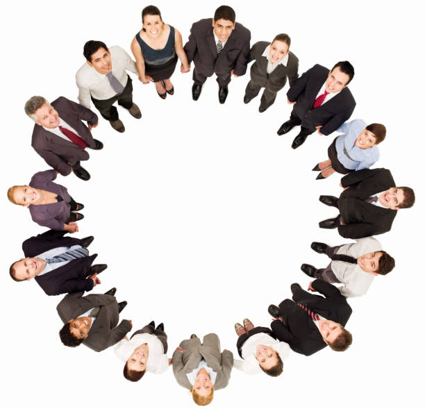 istock Circle of Businesspeople - Isolated 155156768