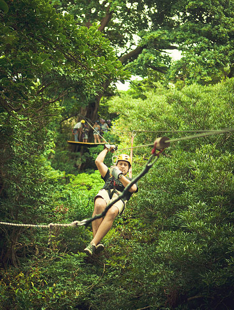 istock man during a Canopy Tour Costa Rica 155156852