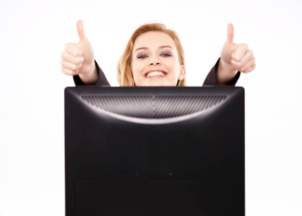 woman working in a home office - social media influence, blogger, vlogger, freedom