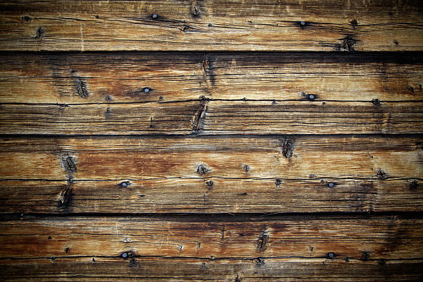 fundo de parede de madeira velha - knotted wood wood dirty weathered imagens e fotografias de stock