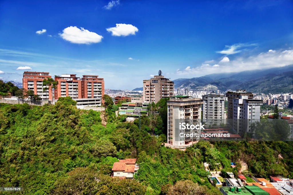 Vista de Distrito Residencial edifícios DA CIDADE CAPITALConstellation name ( - Royalty-free Caracas Foto de stock