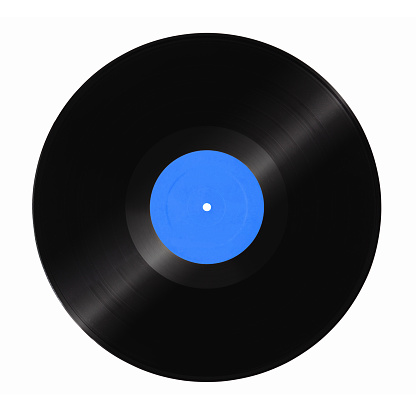 Vintage gramophone isolated on white. Clipping path included.