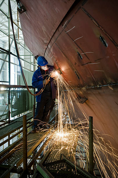 Metalworker  dry dock stock pictures, royalty-free photos & images