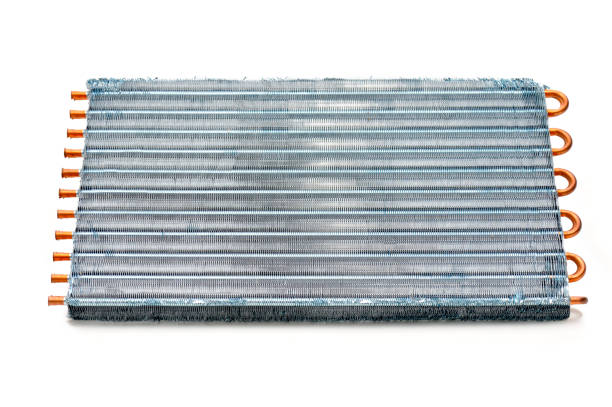 Air Conditioner Coil stock photo