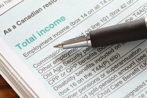 Canadian Tax Return - What is your total income?