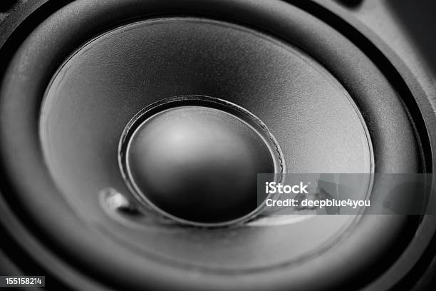 Loadspeaker Membrane Stock Photo - Download Image Now - Bass Guitar, Speaker, Subwoofer