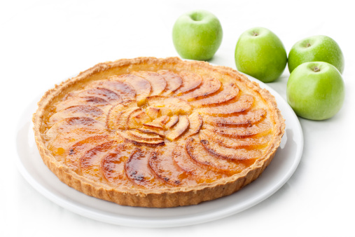 Fresh apple pie.Adobe RGB. Close up.